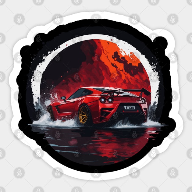 Ferrari gtr Sticker by remixer2020